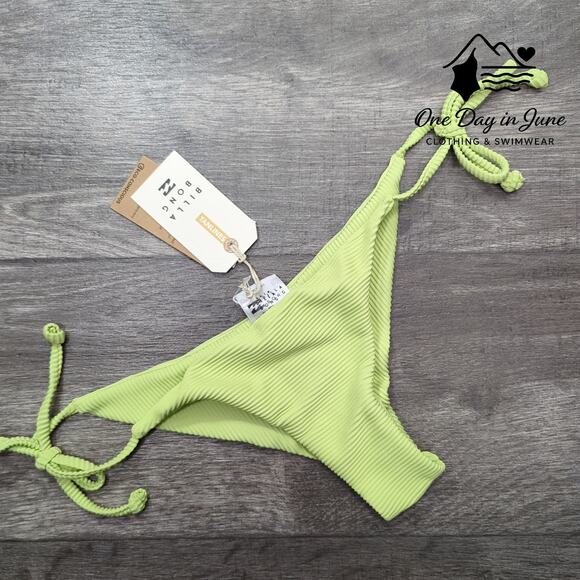 Billabong Tanlines Tanga Bikini Bottom Size M - Picture 3 of 5